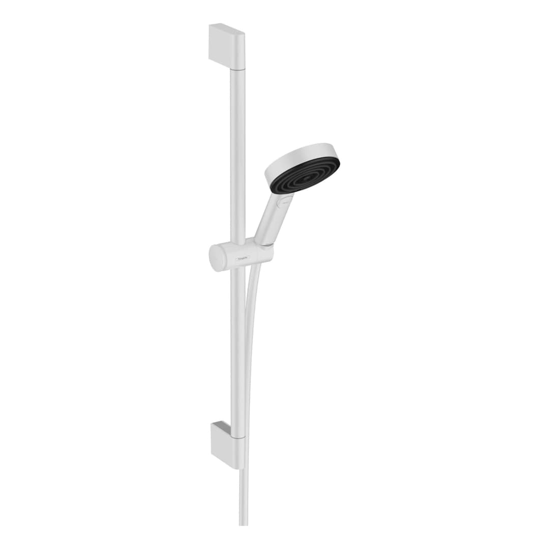Set Barra Ducha Pulsify S 24160700 Blanco Mate