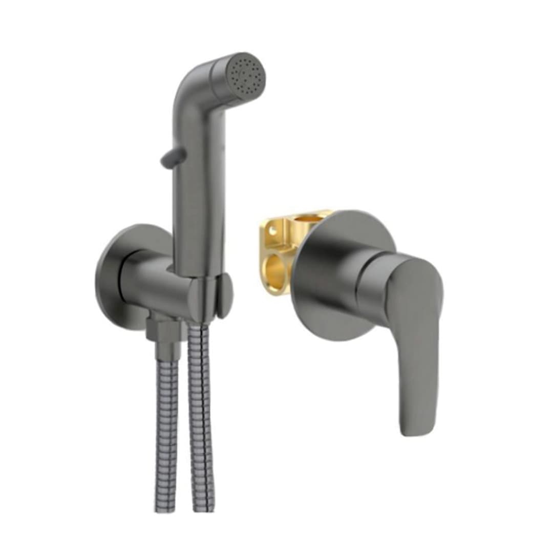 Grifería ducha higiénica Luxor Gun Grey