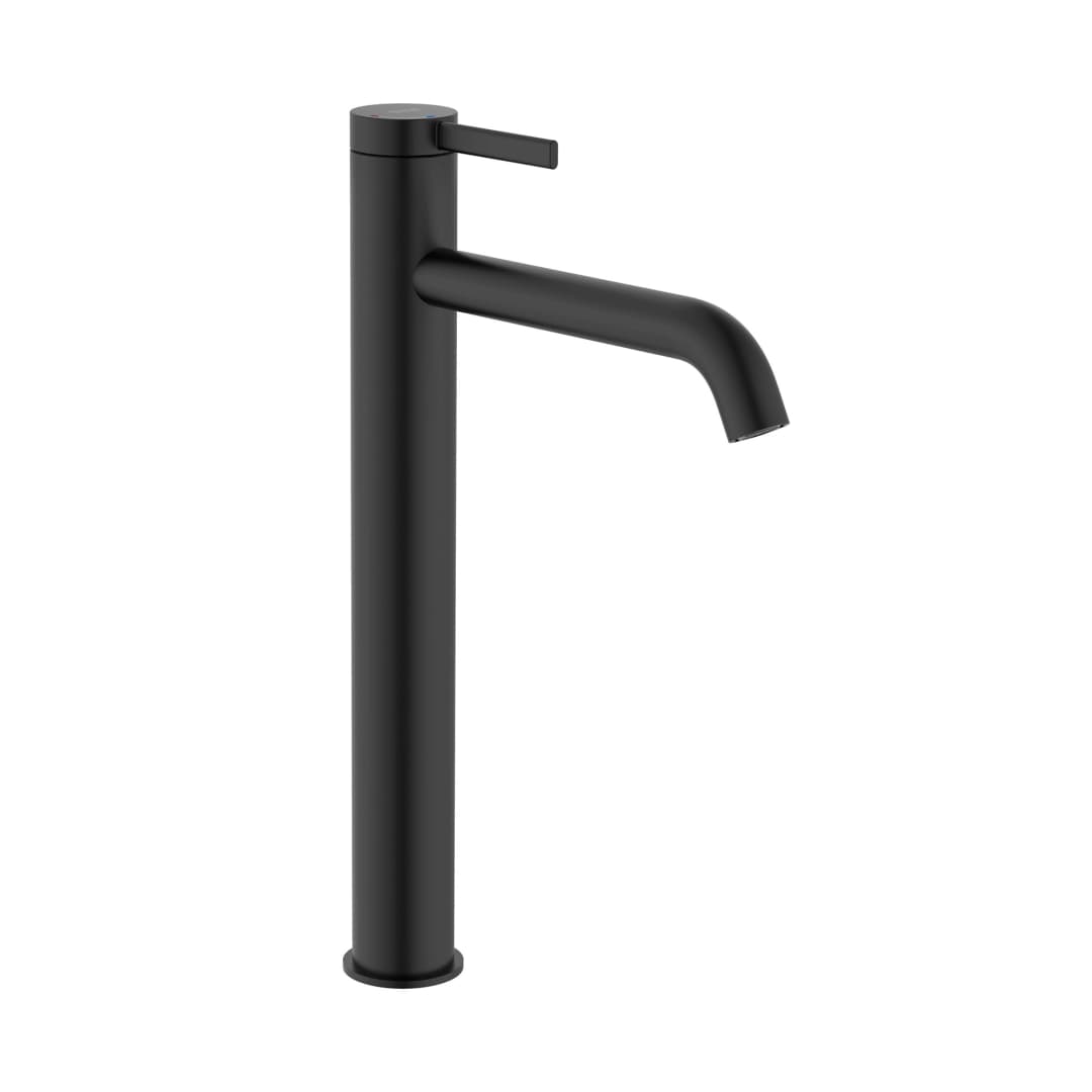 Griferia Lavamanos Ona 23 Cm con Desagüe A5A349ECN0 Negro Titanio