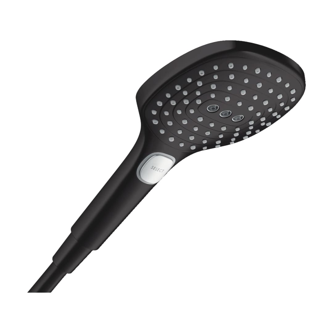 Ducha Fono Raindance Select E 12 cm 3 Jet 26520670 Negro Mate