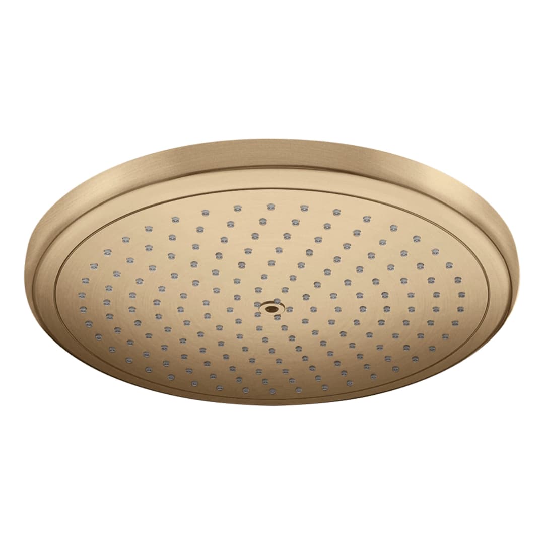 Ducha Fija Croma Red Ecosmart Muro y Techo sin Brazo Bronce Cepillado 280 mm