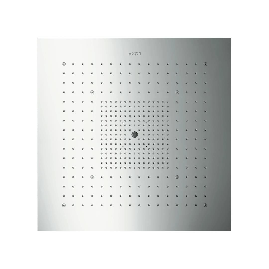 Ducha techo Starck sin luz acero inoxidable 720x720 mm
