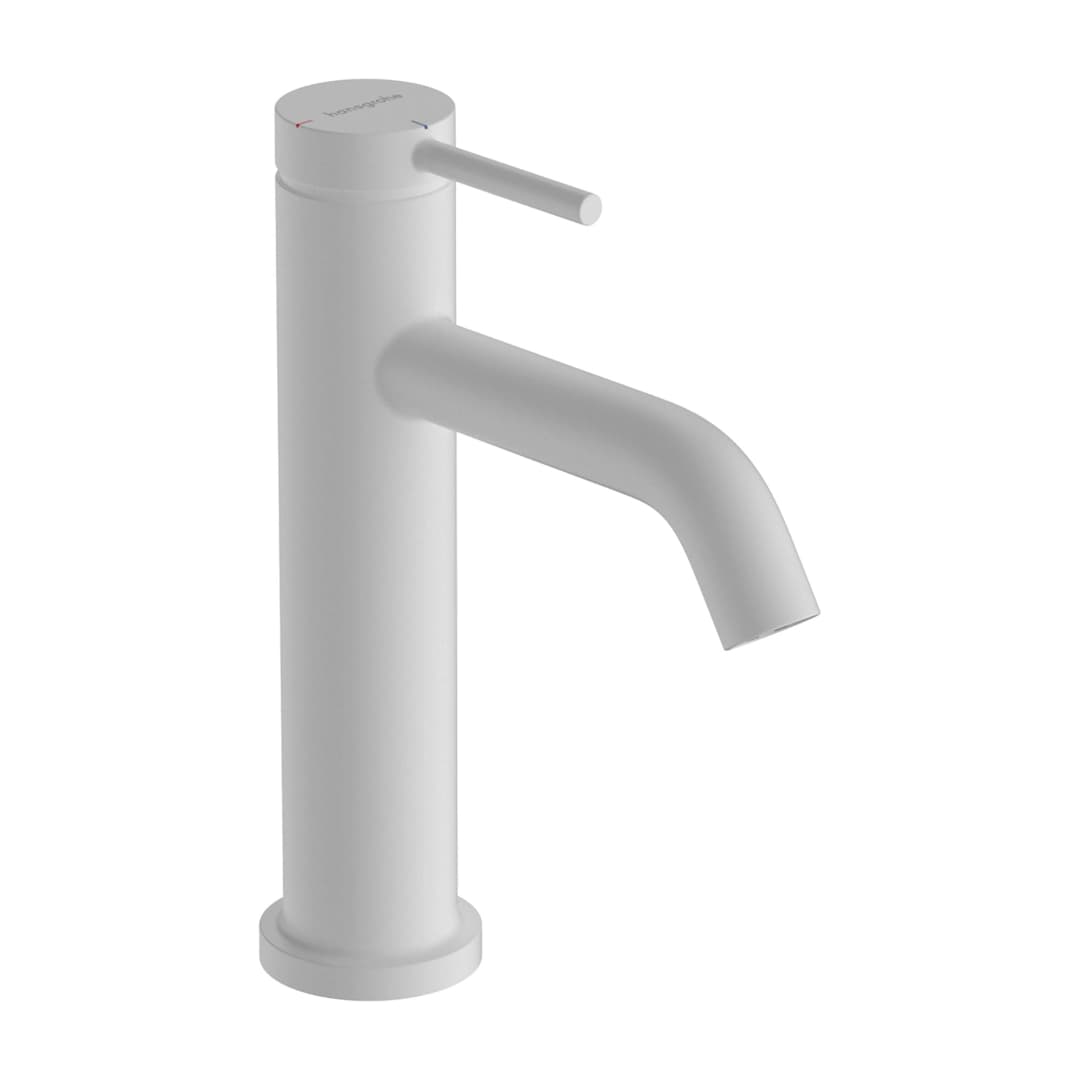 Griferia Lavamanos Tecturis S 11 Cm Coldstart C/Desagüe 73314700 Blanco Mate