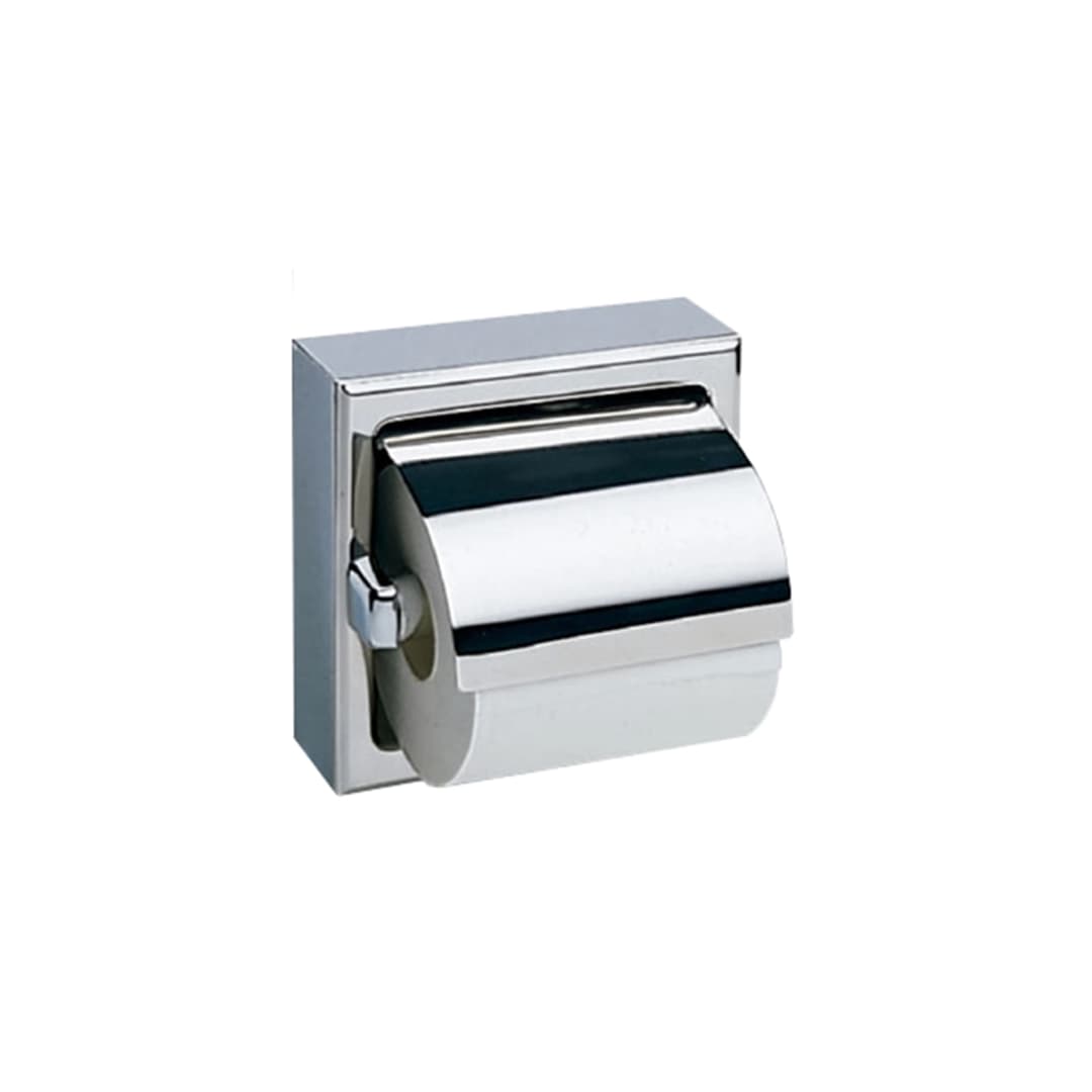 Portarrollo Simple 15 Cm Con Tapa B-6699 Acero Inoxidable