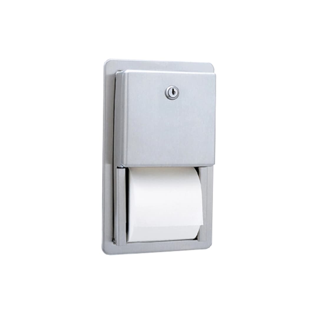 Portarrollo Empotrado 19 Cm 2 Rollos B-3888 Acero Inoxidable