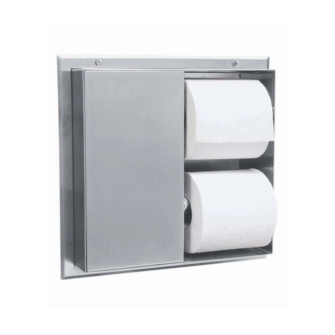 Portarrollo Empotrado 34 Cm 4 Rollos B-386 Acero Inoxidable