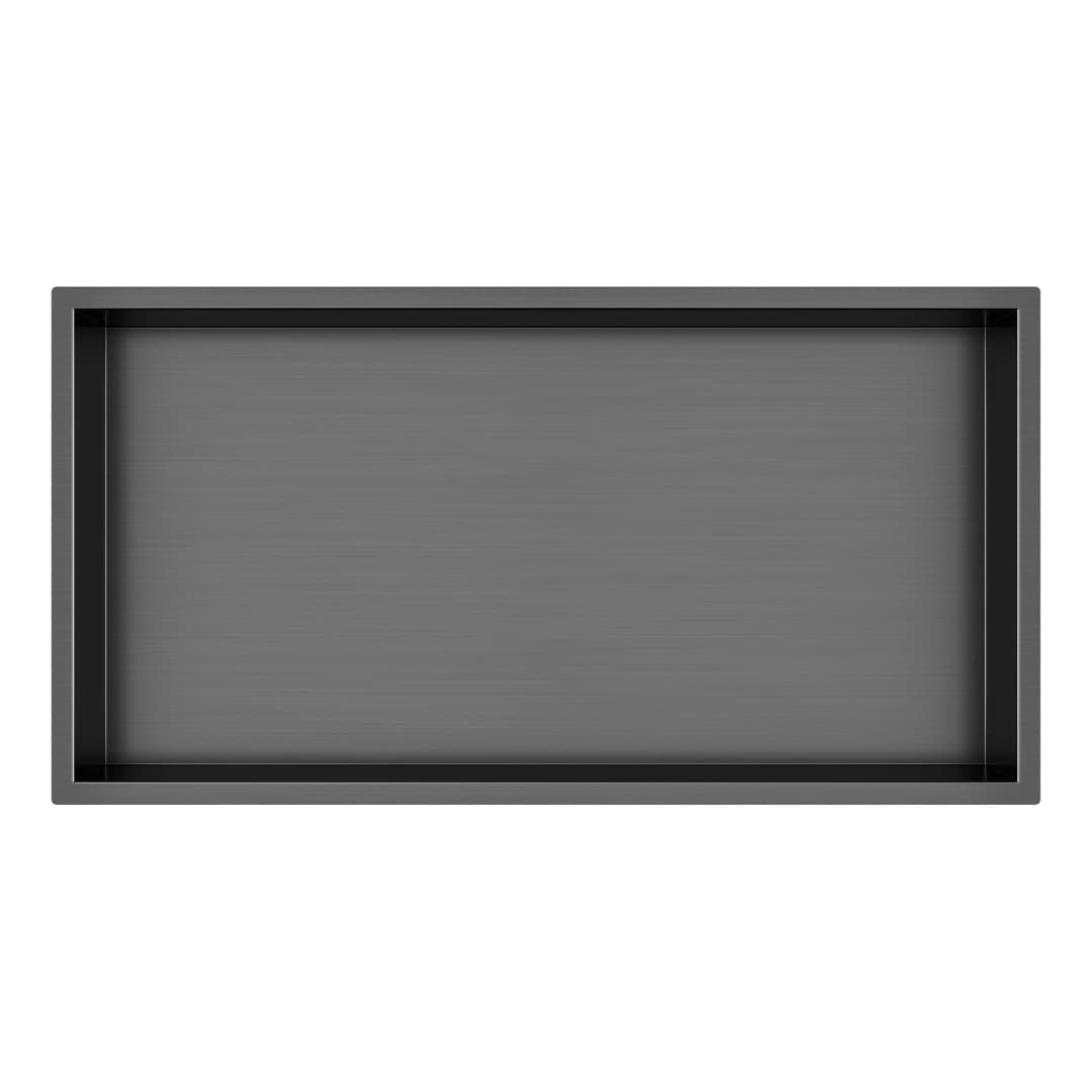 Nicho de Ducha Block Acero Inoxidable 304 Gris 63x33x10 cm