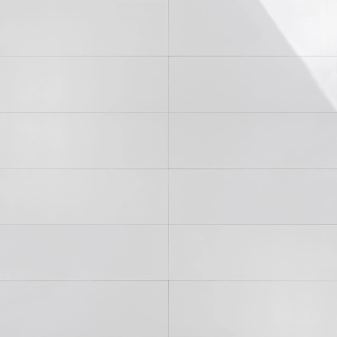Cerámica Muro Tripoli Blanco Brillante 30x90 cm