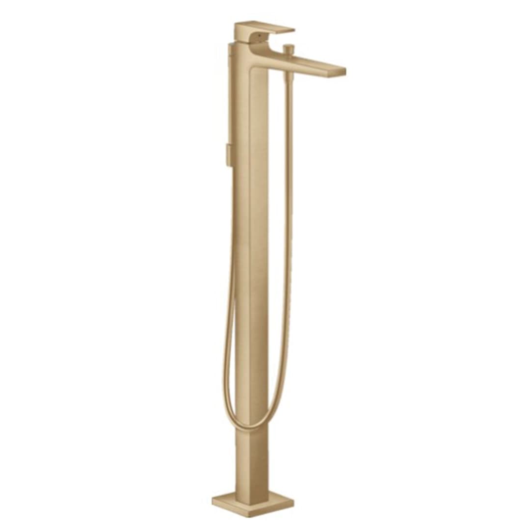 Grifería Tina Pie Metropol con Set Soporte Ducha 32532140 Brushed Bronze
