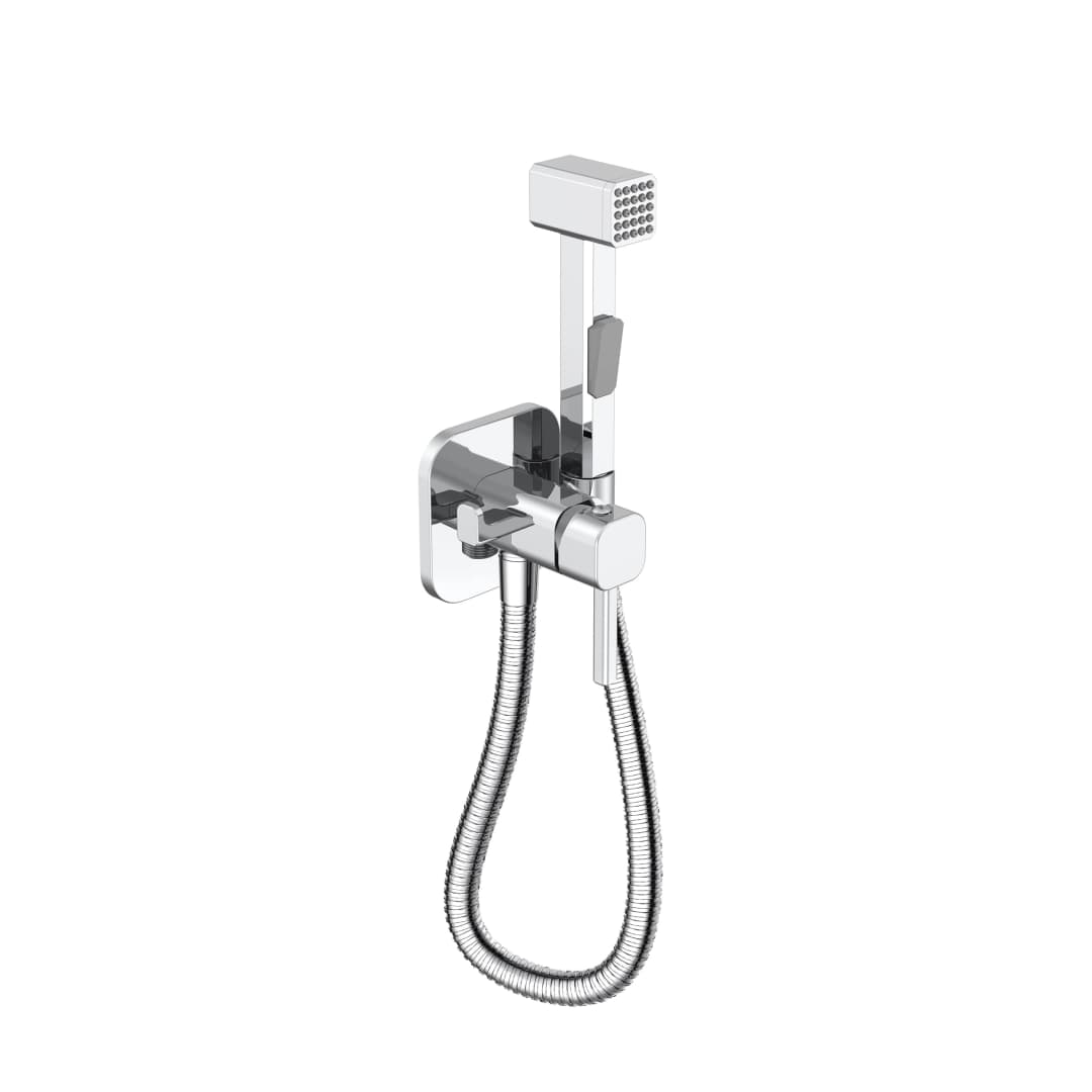 Set Ducha Higiénica con Mezclador Trento Cromado