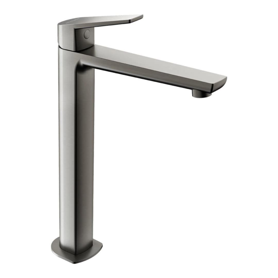 Grifería Lavamanos Kloe 24 cm S/Desagüe Gun Grey