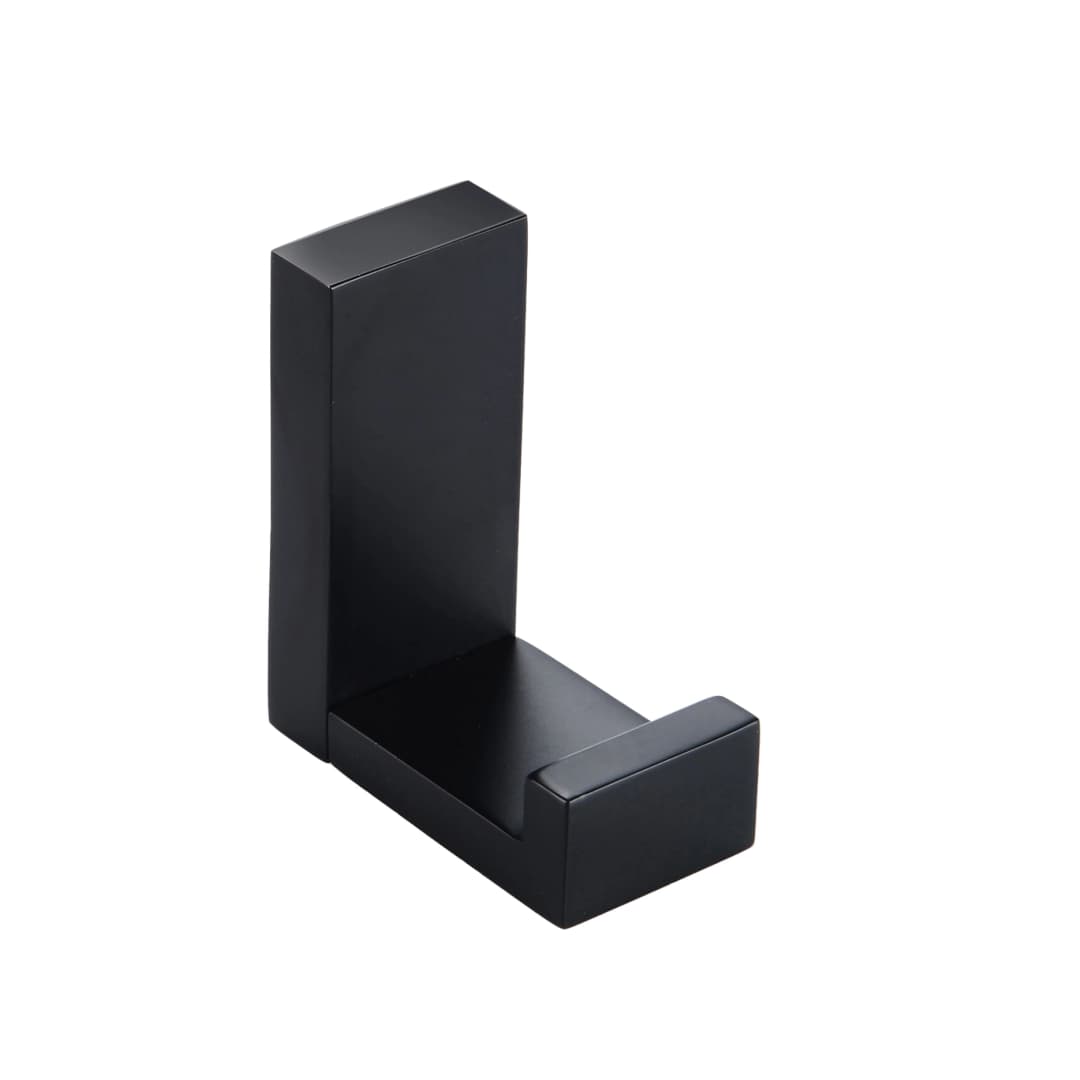 Percha Atlas Simple Latón Negro 2.5x5.5x5 cm