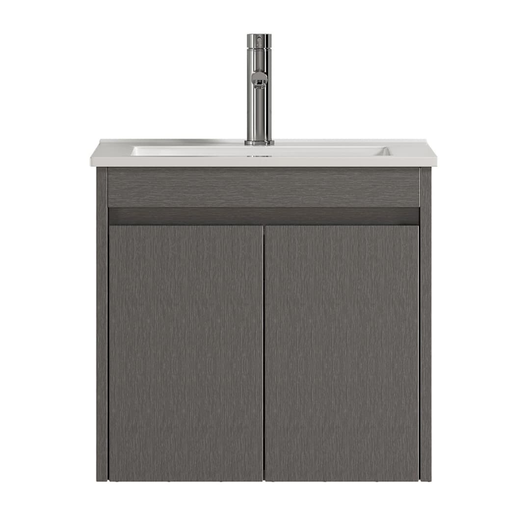 Mueble de Baño Nepal con Lavamanos 700x470x495 mm 2 Puertas Dark Grey