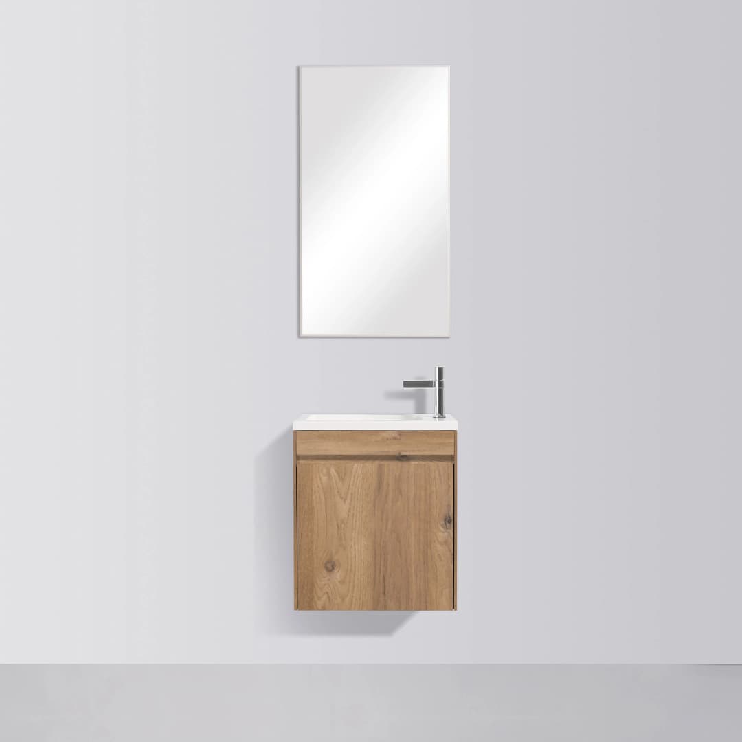 Mueble de Baño Slice con Lavamanos 550 mm Nutwood