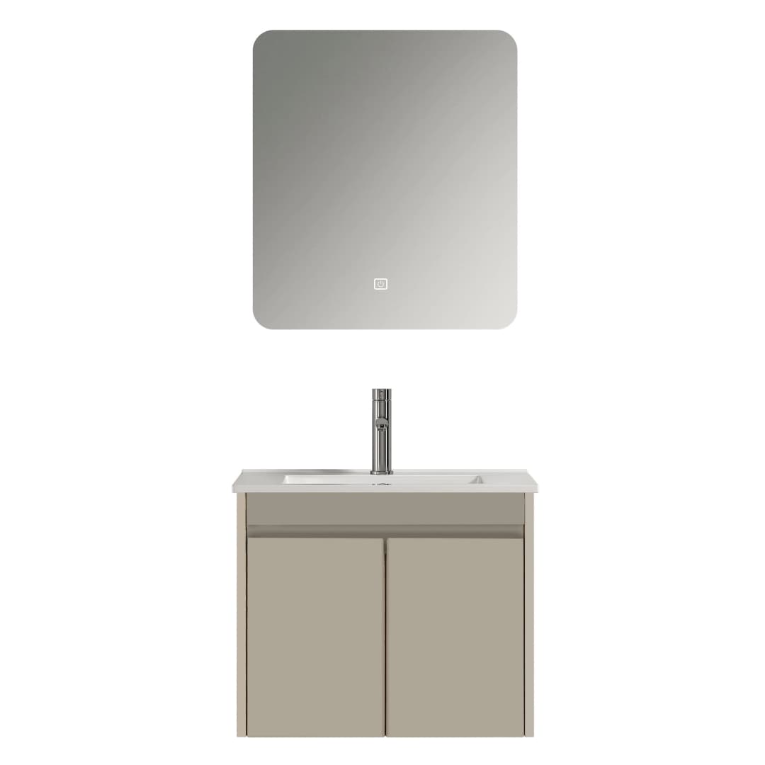 Mueble de Baño Nepal con Lavamanos 600x470x495 mm 2 Puertas Beige