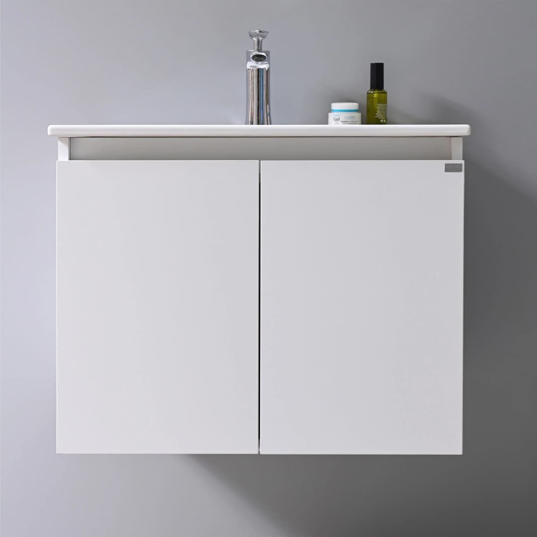 Mueble de Baño Queen con Lavamanos 700x465x480 mm 2 Puertas Blanco