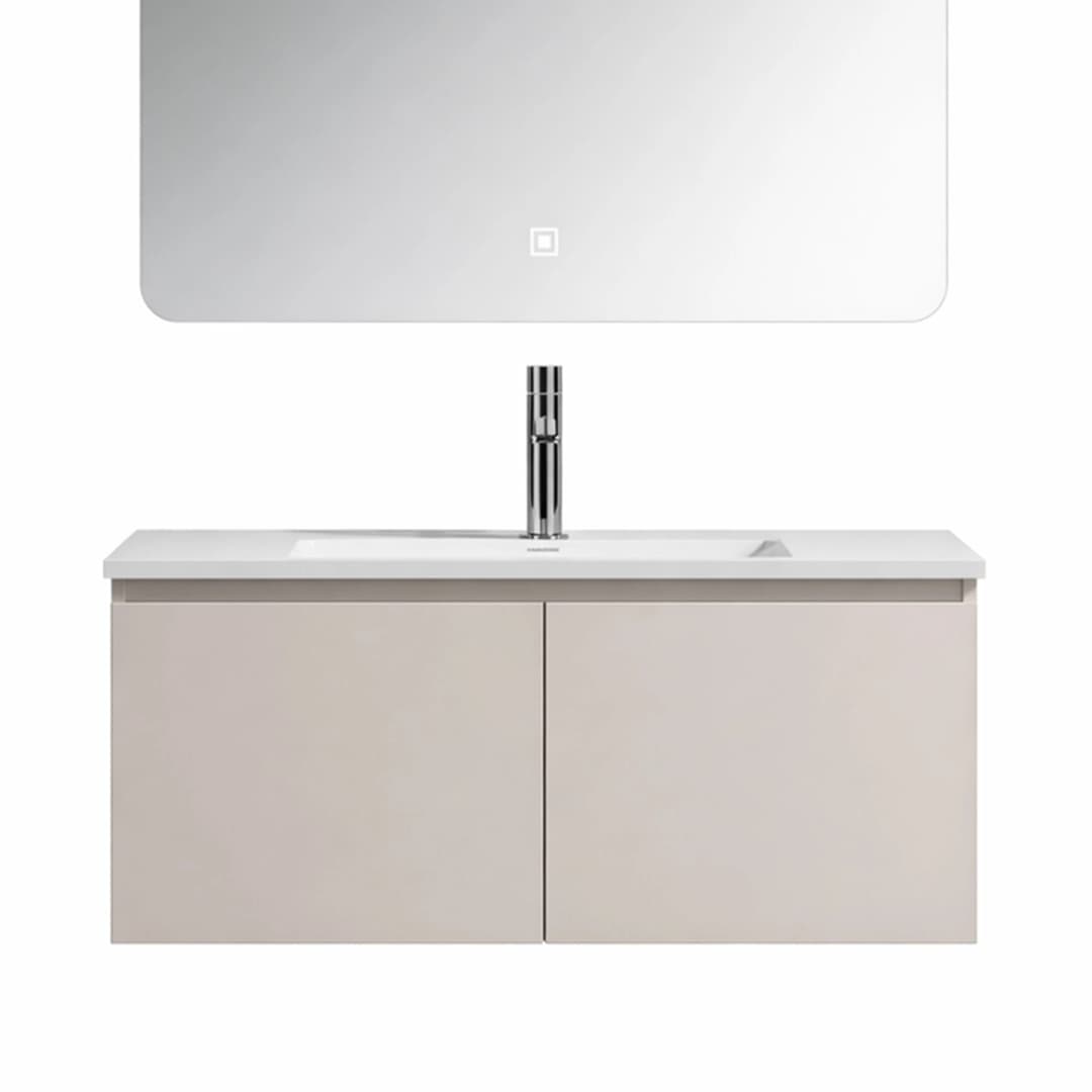 Mueble de Baño Nepal con Lavamanos 700x470x495 mm 2 Puertas Beige