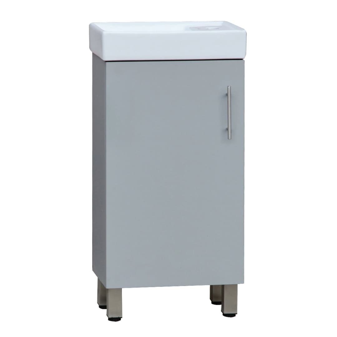 Mueble de Baño Turin con Lavamanos 400x220x820 mm 1 Puerta Light Gray