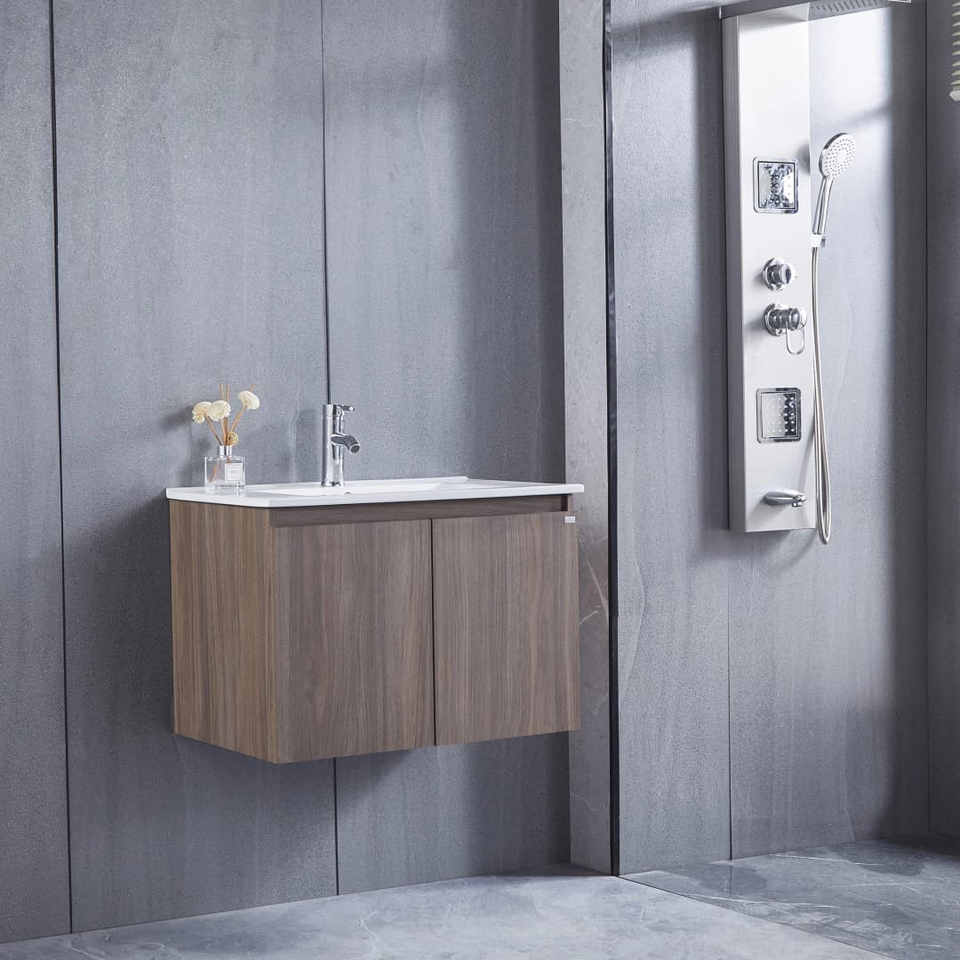 Mueble de Baño Queen con Lavamanos 700 mm 2 Puertas Choco