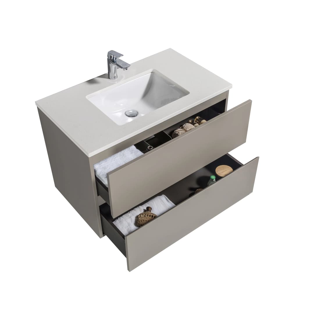 Mueble de Baño Rain con Lavamanos 900 mm Thunder Grey Matt