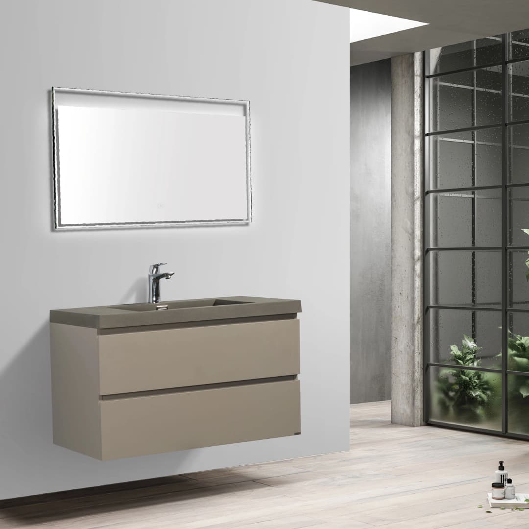 Mueble de Baño City con Lavamanos 900x550x480 mm Thunder Grey Matt