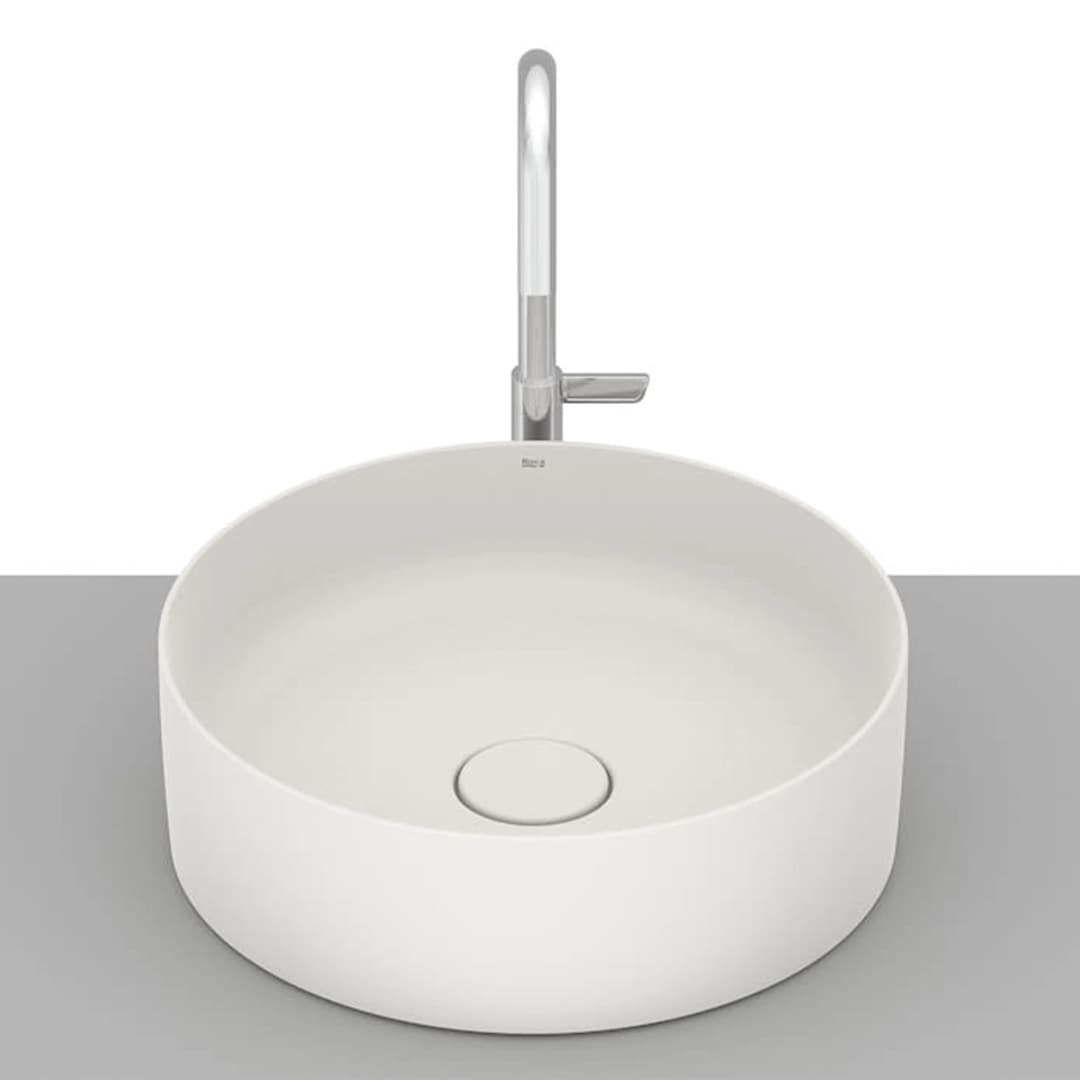Lavamanos Terra T2 Redondo Beige Mate 390x390x125 mm
