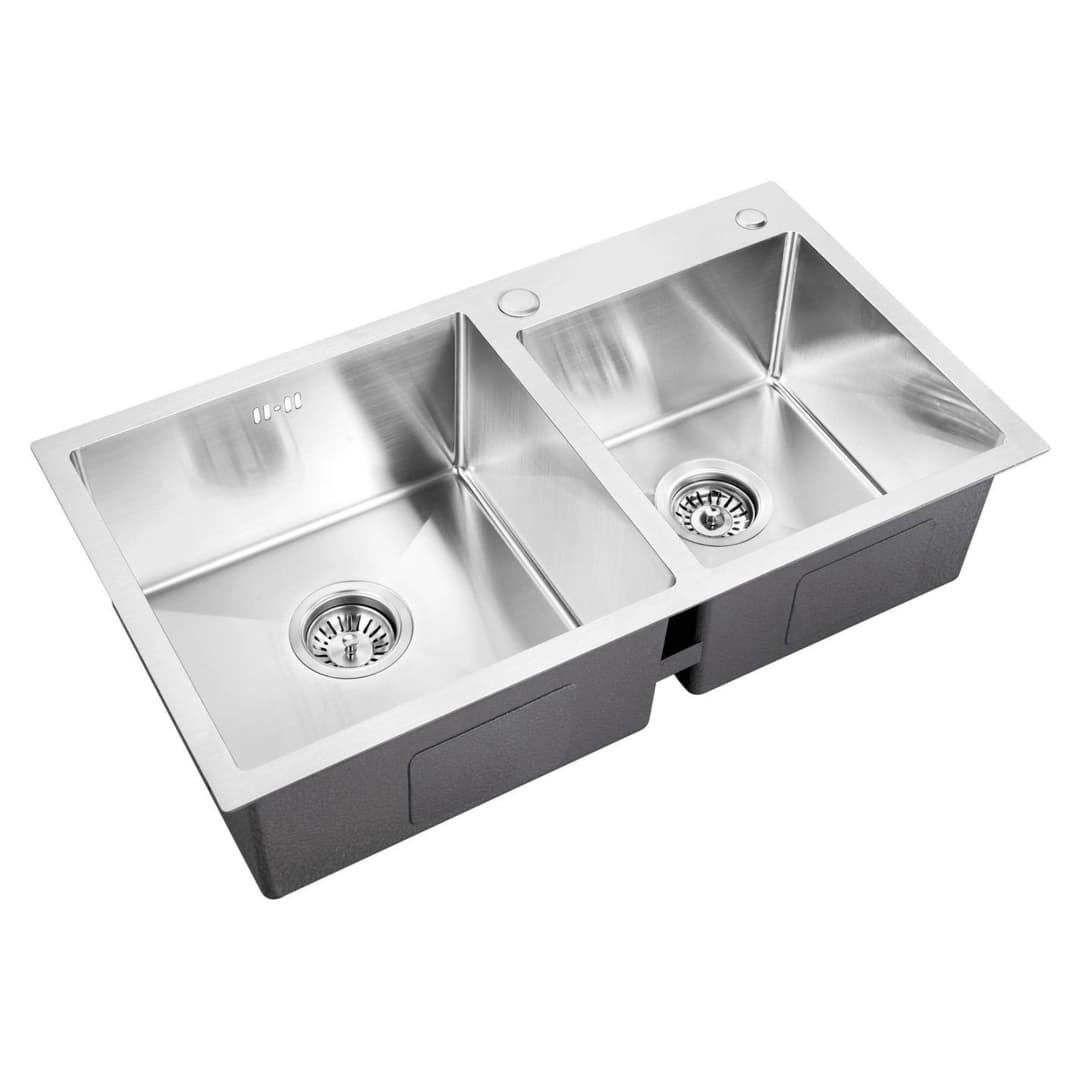 Lavaplatos Albury 2 Cubetas Acero Inoxidable 304 210x430x780 mm