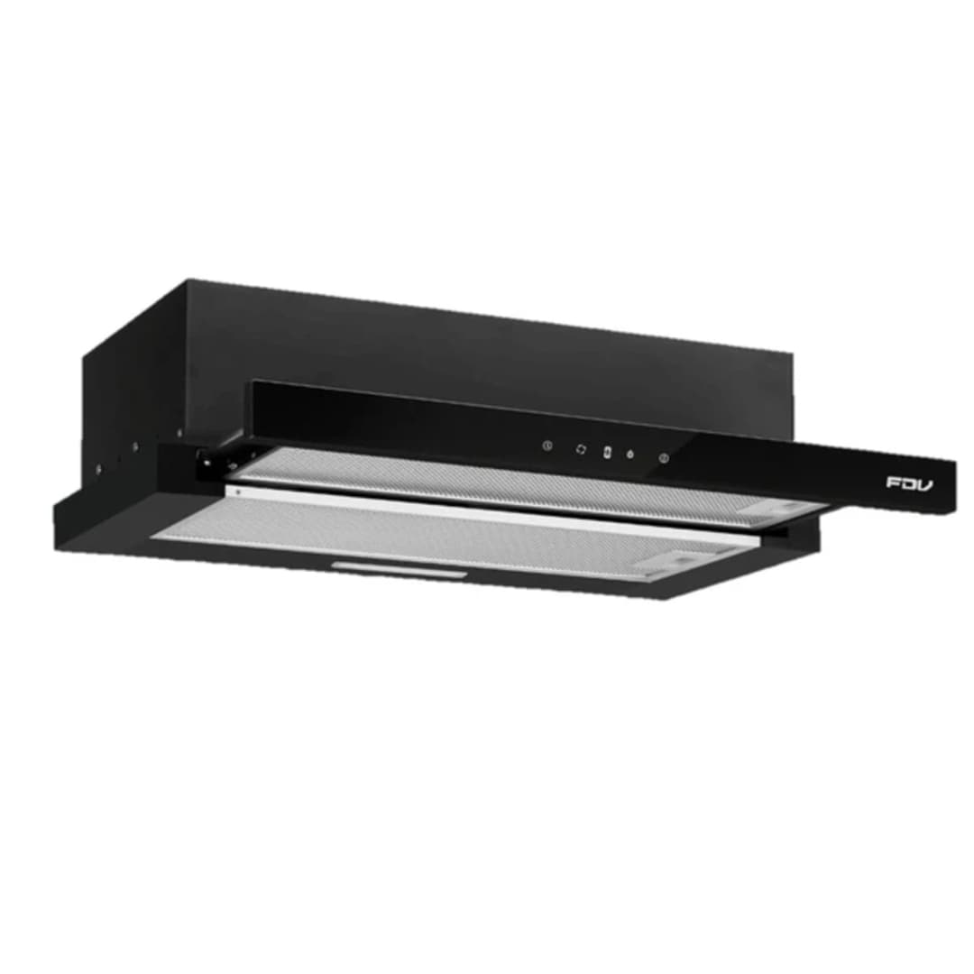 Campana FDV Extraíble City Negro 60 cm
