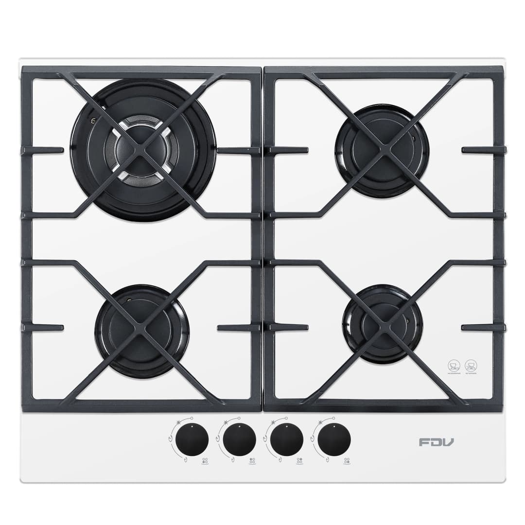 Encimera FDV Signature Gas Nat Blanco 60 cm