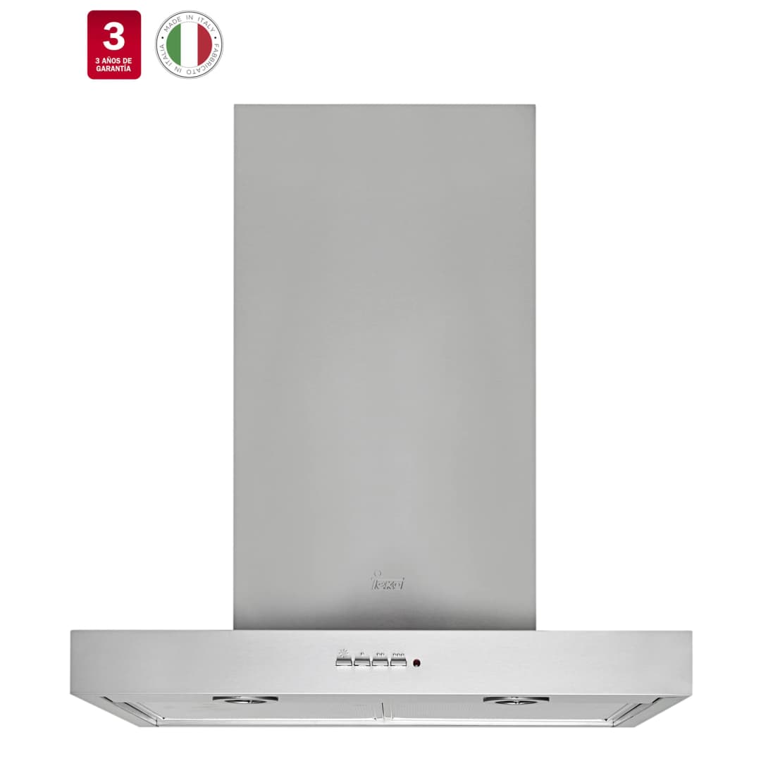 Campana Decorativa DJE 70 Cristal A Muro 70 cm