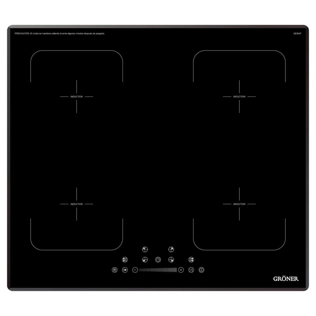Encimera Induccion 4 Zonas QEIN4F 60x55 cm