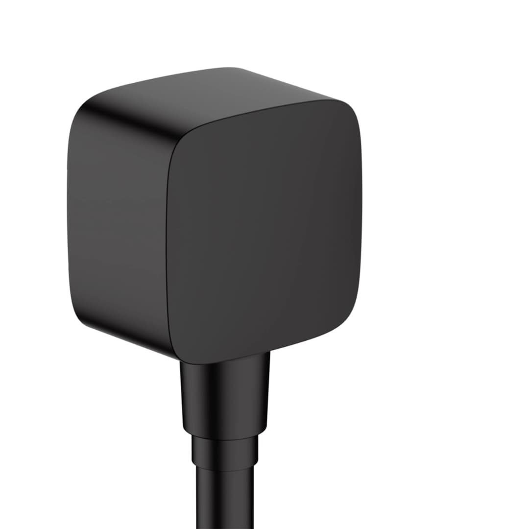 Uníon Muro Fixfit C/Válvula 26457670 Negro Mate