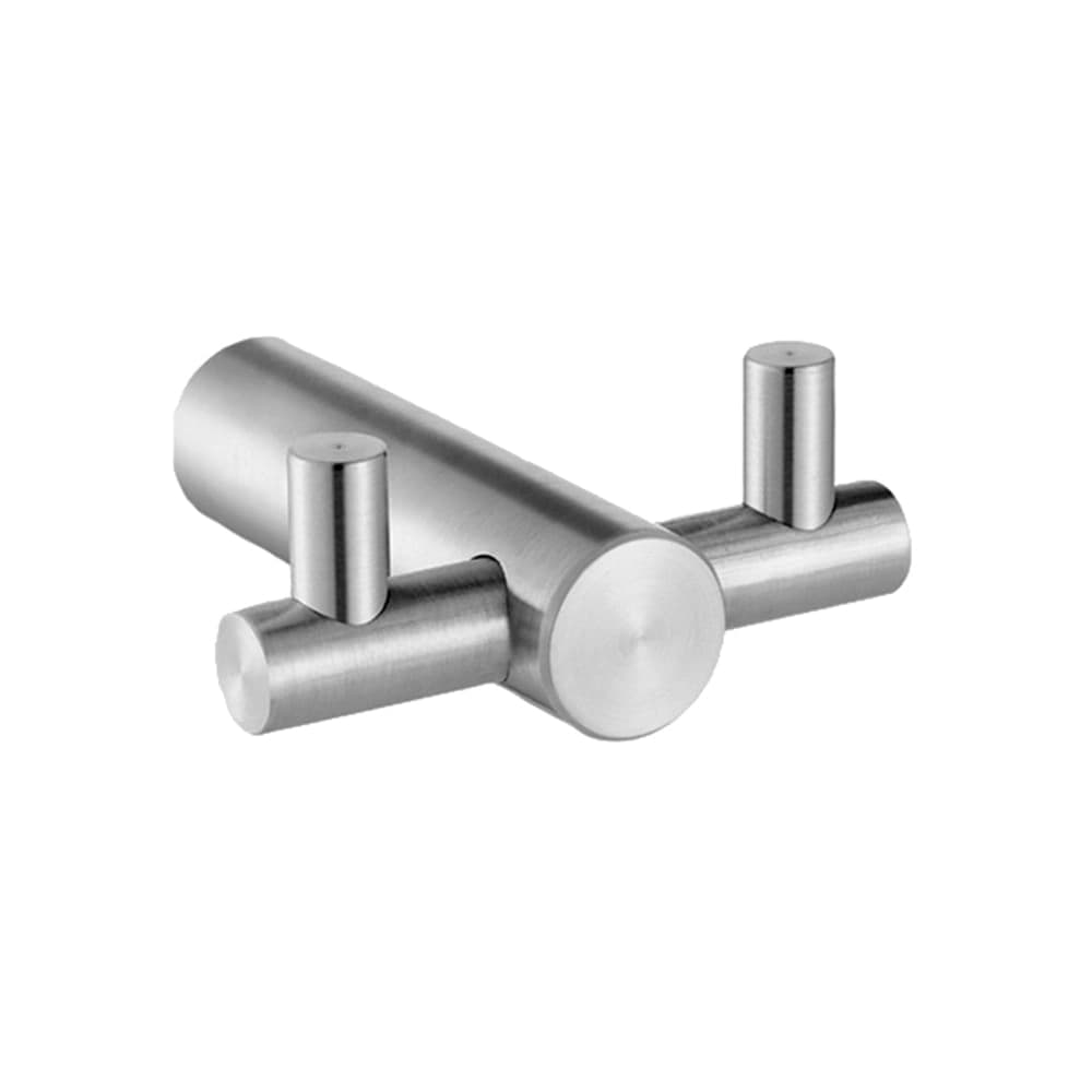 Percha Knox Doble Acero Inoxidable 304 Cromado 6.9x6.6x2.4 cm