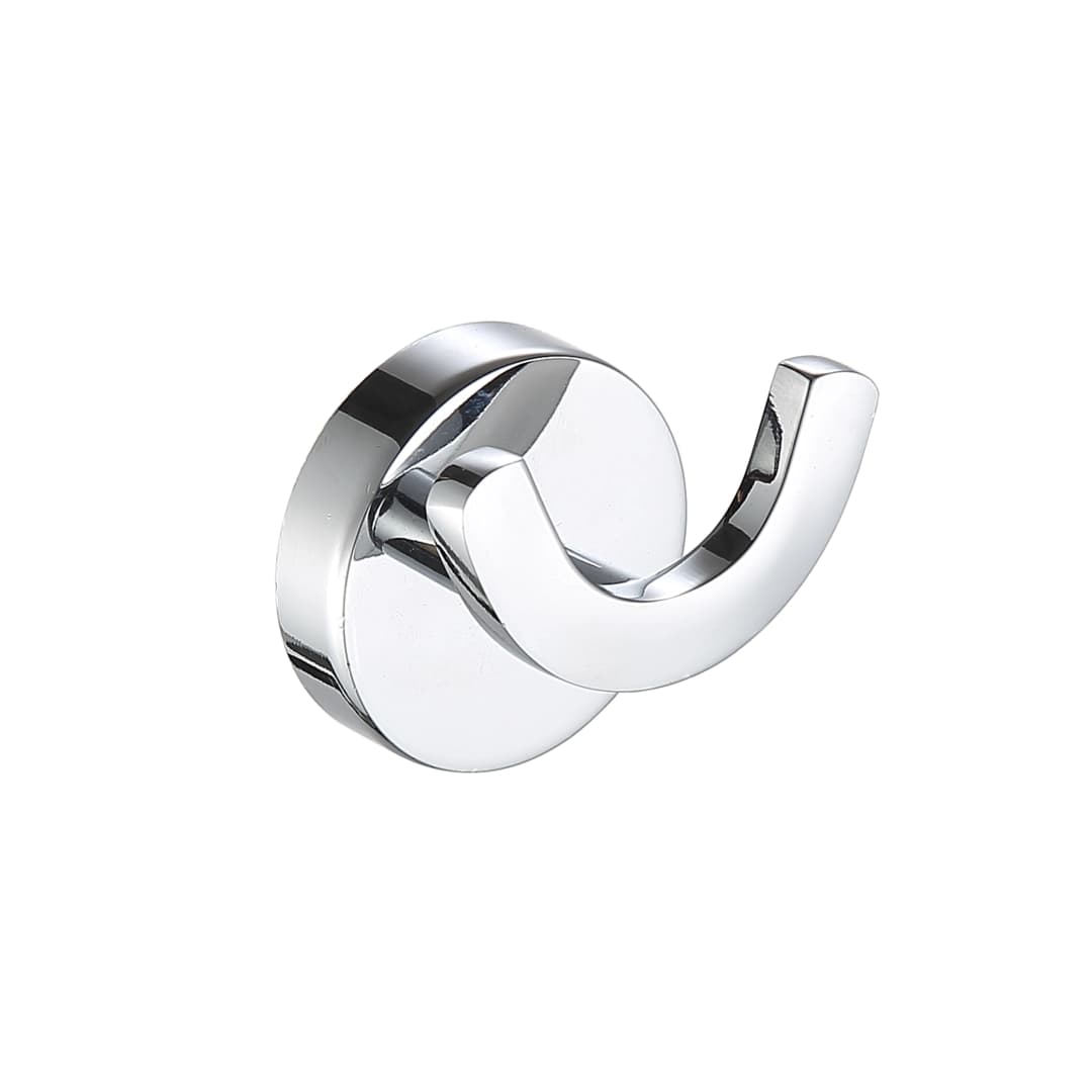 Percha Milano Simple Latón Cromado 5.5x3.5x4.5 cm