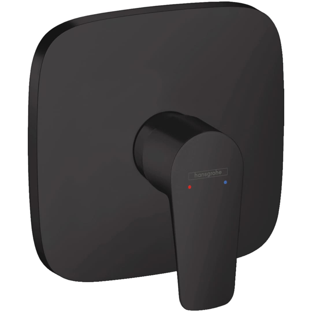 Embellecedor Ducha Talis E Empotrado 1 Via 71765670 Negro Mate