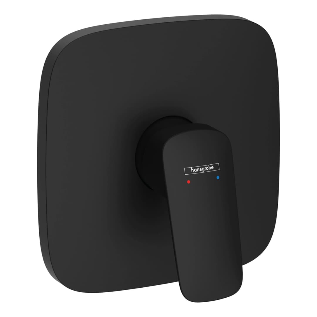 Embellecedor Ducha Logis Empotrado 1 Via 71605670 Negro Mate
