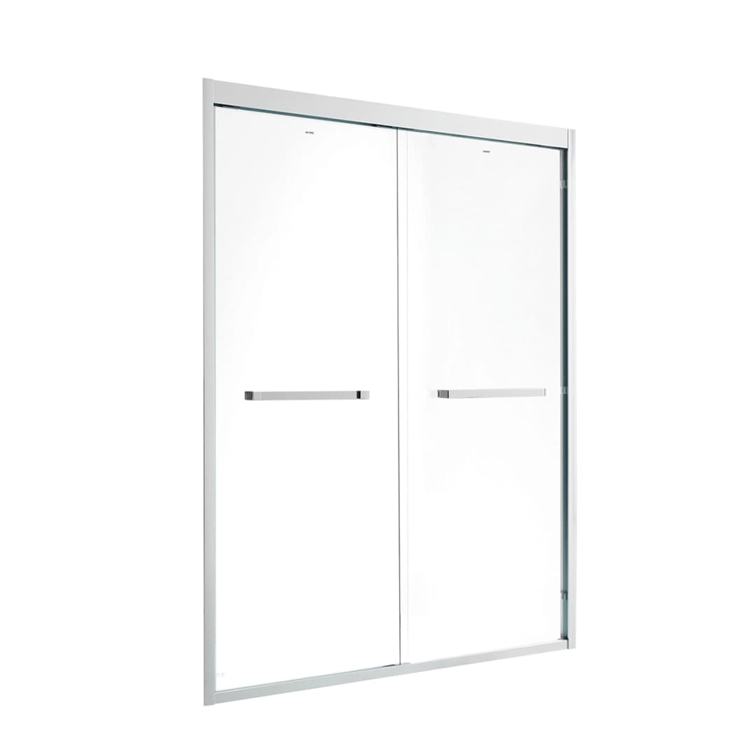 Mampara Ducha Artemisa-A Doble Corredera Vidrio Templado Cromada 1300x1950 mm