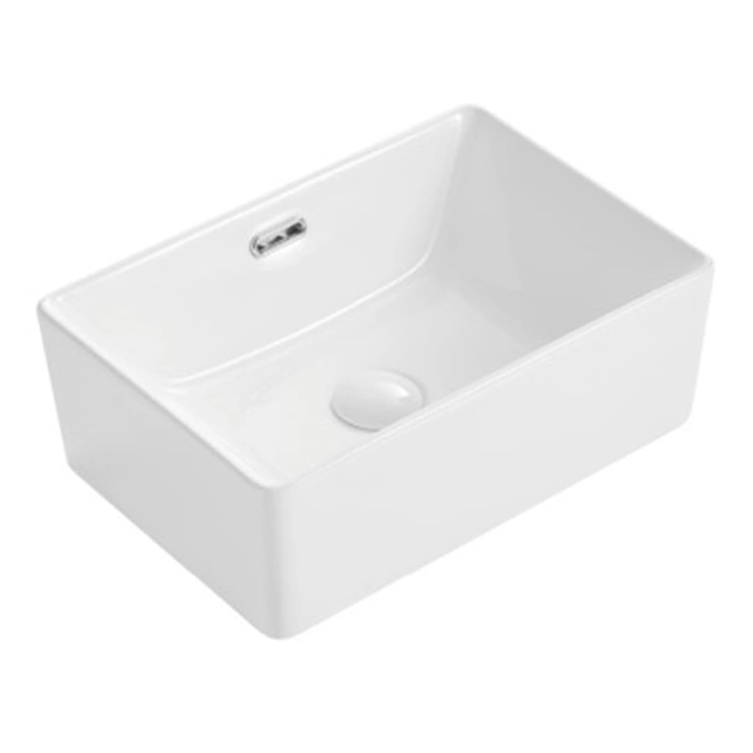Lavamanos Evan 430x300x150 mm Con Rebalse Blanco