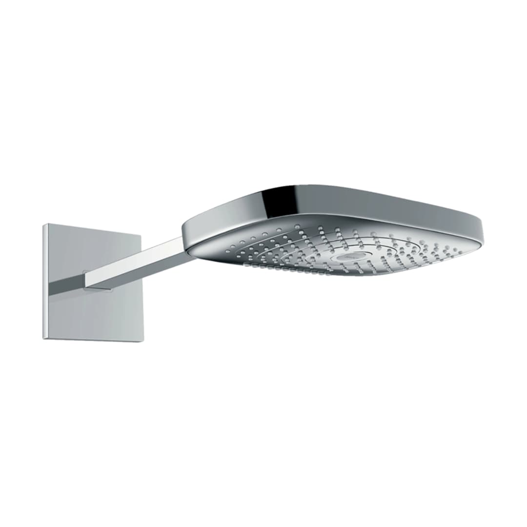 Grifería Ducha Fija Raindance Select a Muro con Brazo Rectangular Cromado 3 Jet