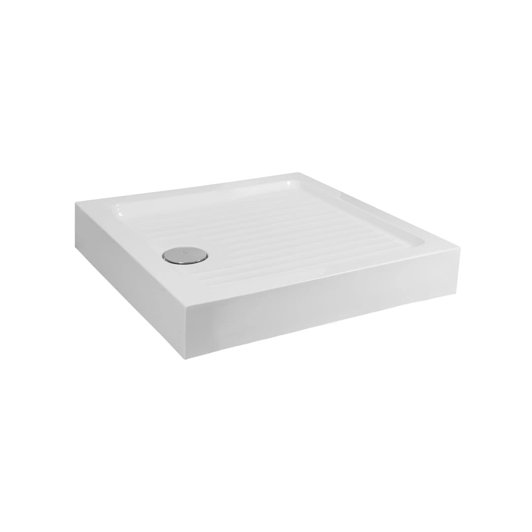 Receptáculo Zen con Desagüe Blanco 700x700 mm