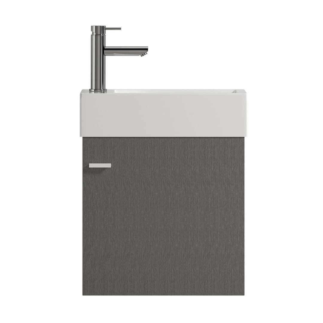 Mueble de Baño Filadelfia con Lavamanos 500x250x640 mm Dark Grey