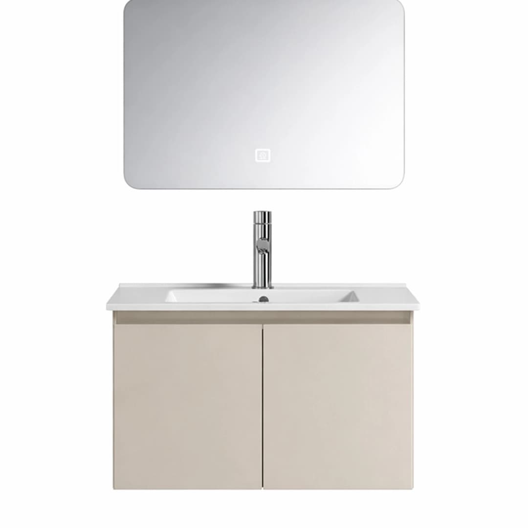 Mueble de Baño Nepal con Lavamanos 500x400x495 mm 2 Puertas Beige