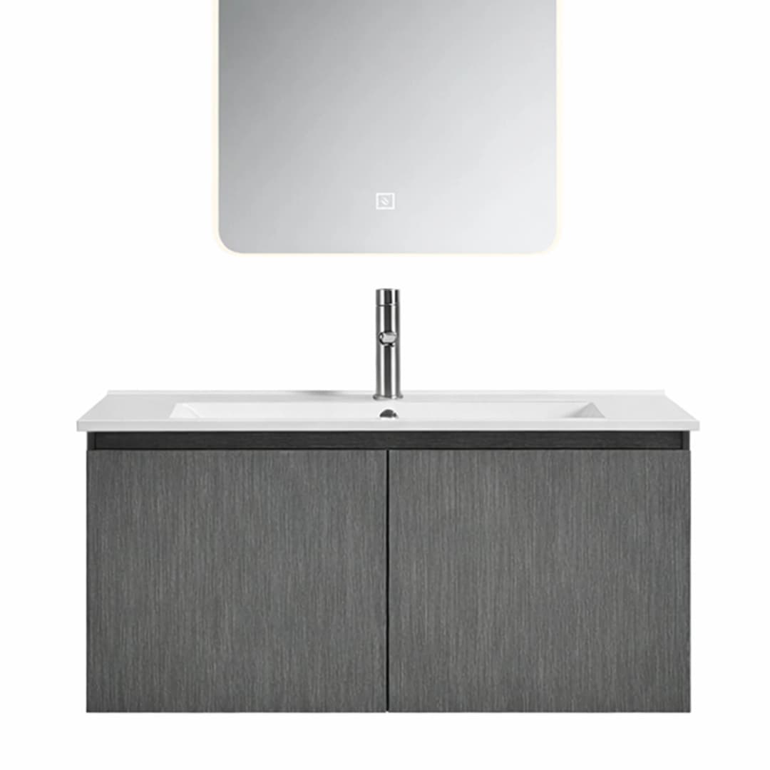 Mueble de Baño Nepal con Lavamanos 700x470x495 mm 2 Puertas Dark Grey