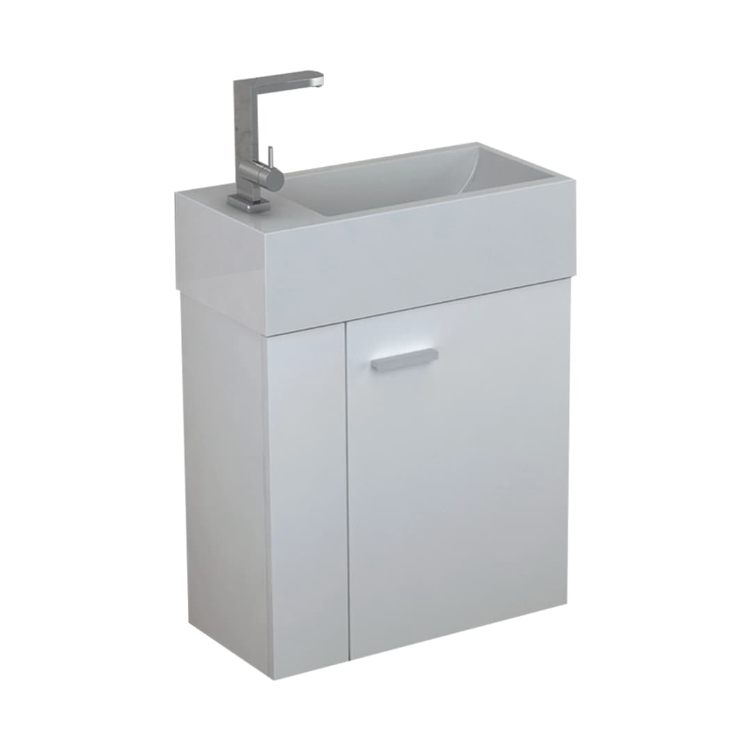 Mueble de Baño Filadelfia con Lavamanos 500x455x500 mm White Lacquered