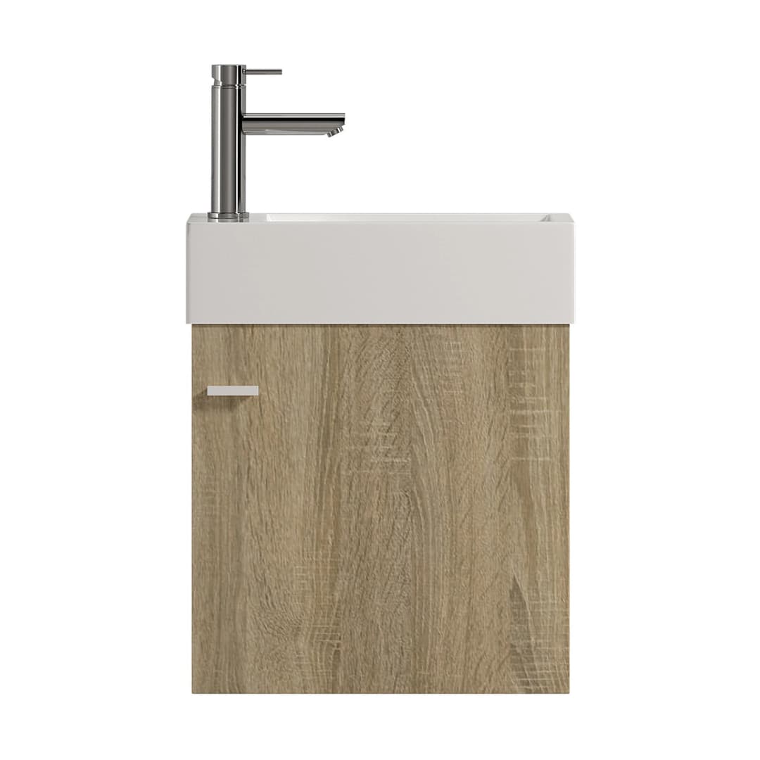 Mueble de Baño Filadelfia con Lavamanos 500x250x640 mm Brown Wood