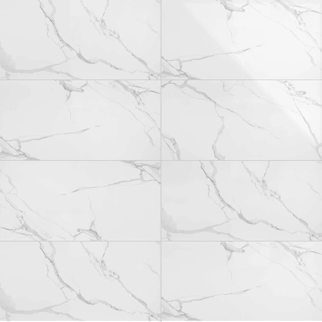 Gres Porcelánico Eternal Blanco Pulido 60x120 cm
