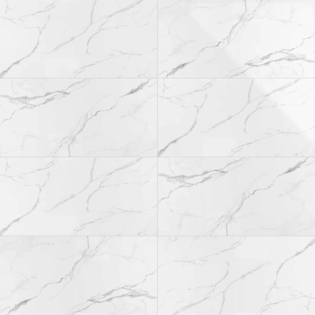 Gres Porcelánico Nebula Blanco Pulido 60x120 cm