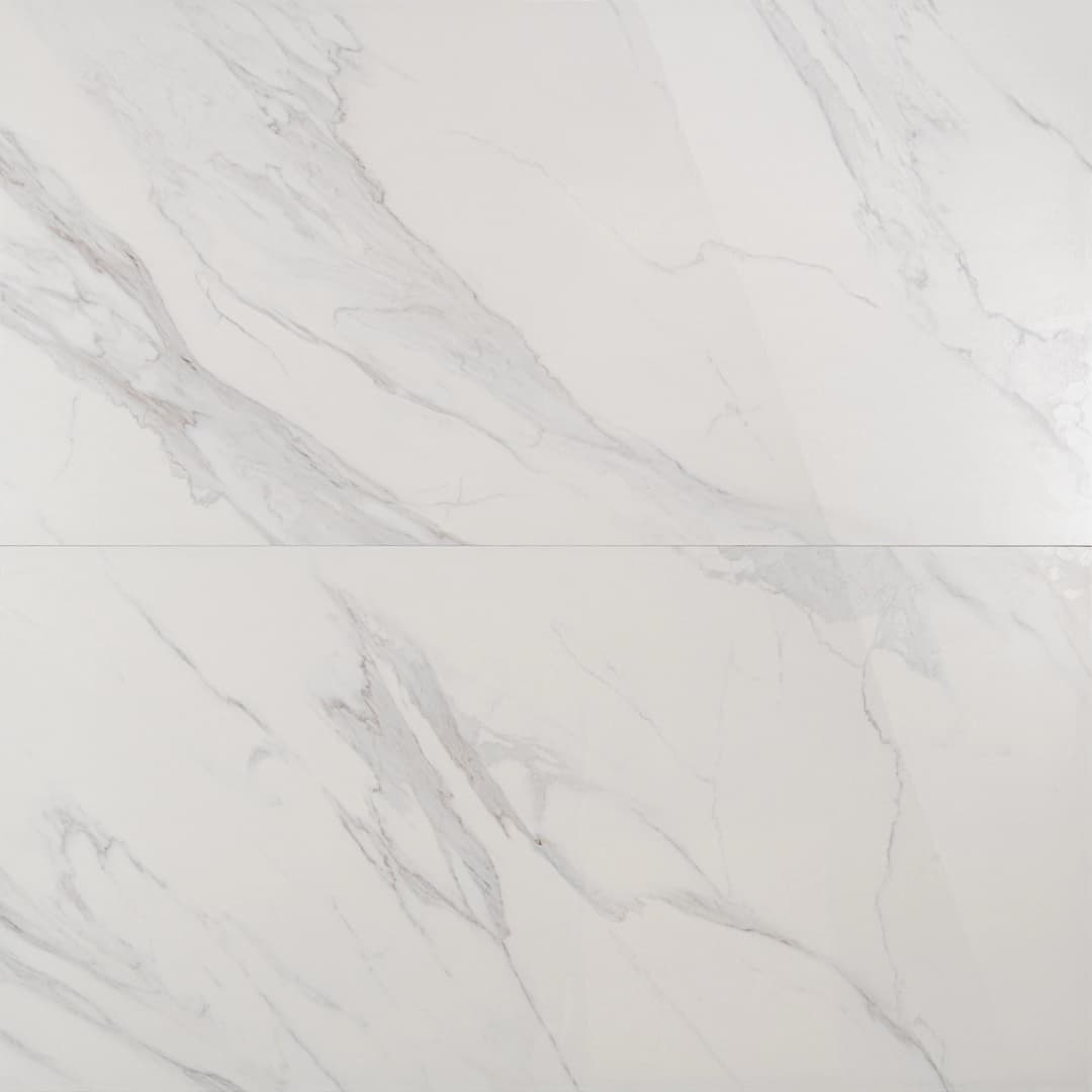 Gres Porcelánico Calas White Pulido 60x120 cm