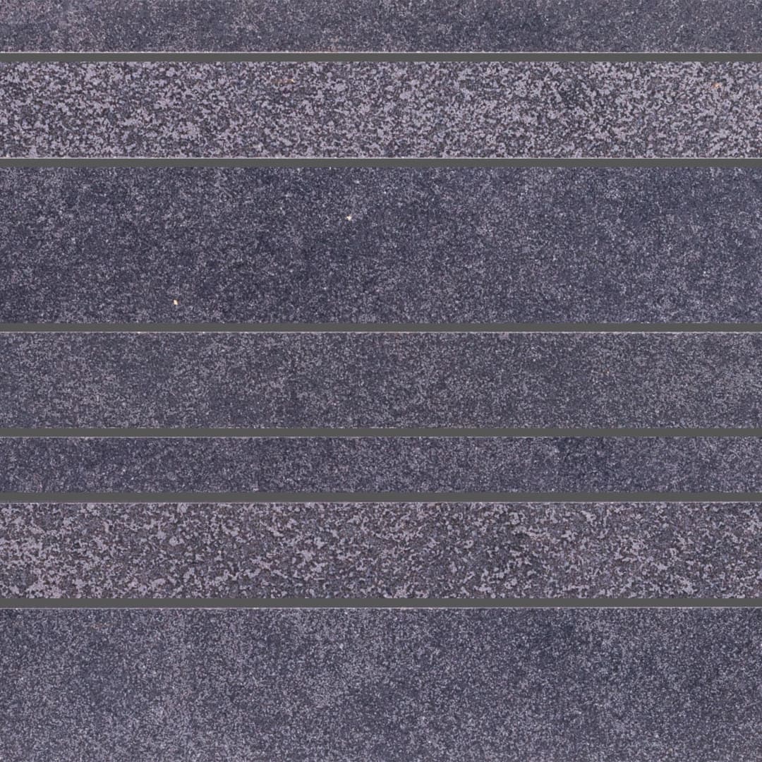 Porcelanato Mosaico Mix Mars Negro Mate Antideslizante 30x60 cm