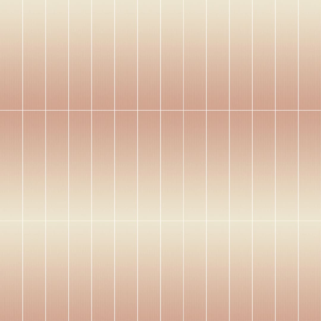 Cerámica Muro Melange Talc Rose Multicolor Mate 10.7x54.2 cm